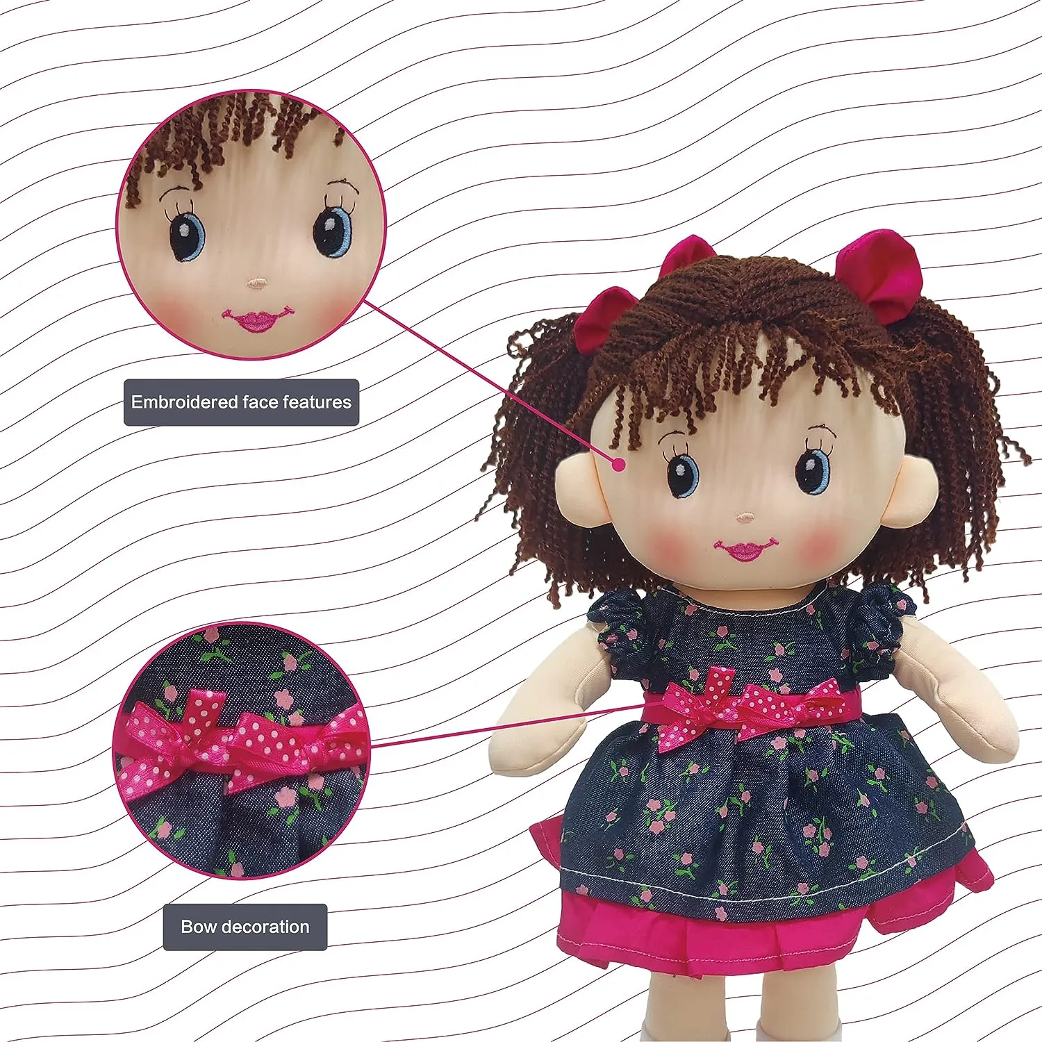 16" Rose Red Libby Doll (93864)