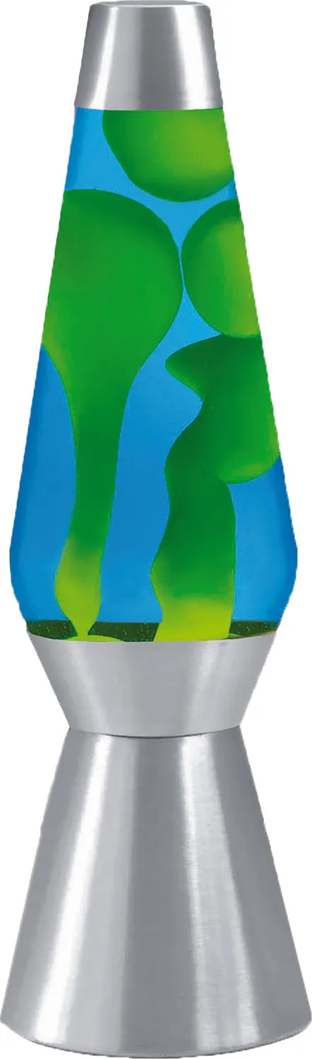 27'' LAVA® Lamp Yellow/Blue/Silver