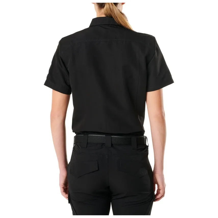 5.11 Womens Fast-Tac Short Sleeve Button Down Polo Shirt