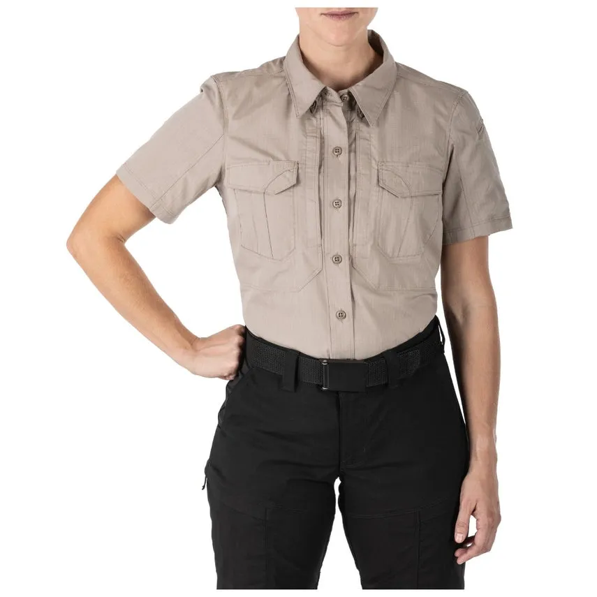 5.11 Womens Stryke Short Sleeve Button Down Polo Shirt