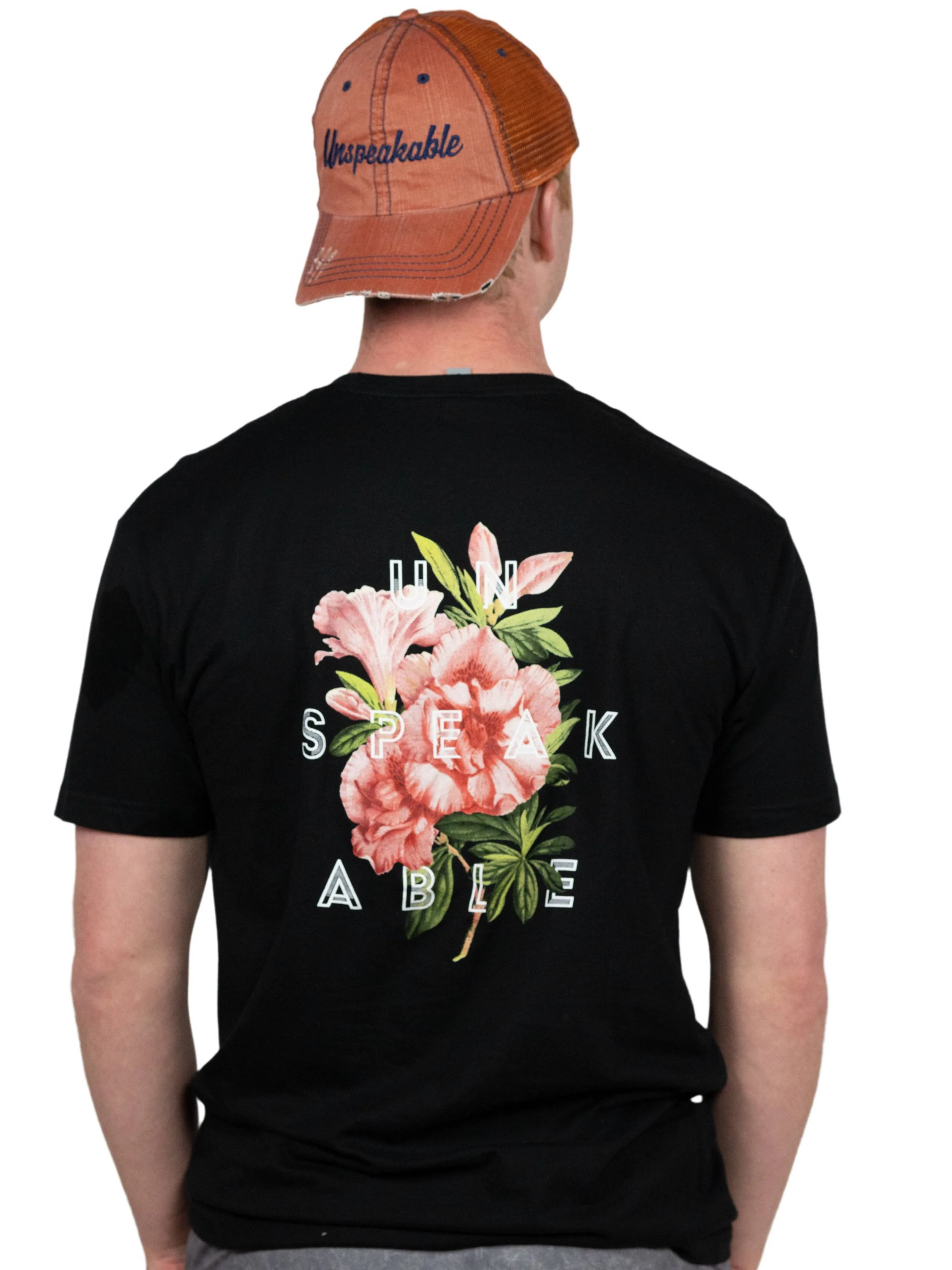 BLACK FLORAL T-SHIRT