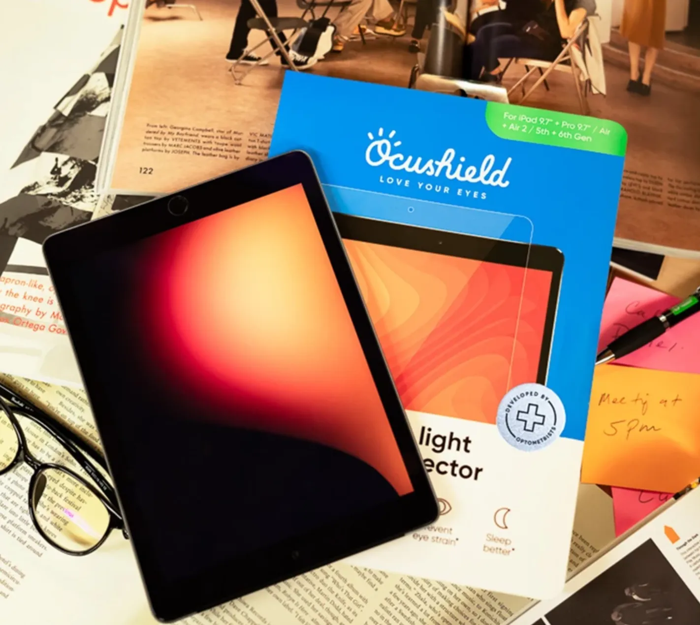 Blue Light Screen Protectors. Protect Privacy and Your Eyes-  Choose Ocushield or Eyejust Best Shields for Nintendo, iPhone, Galaxy, iPad, Laptop and Switch,