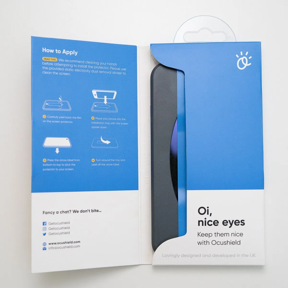 Blue Light Screen Protectors. Protect Privacy and Your Eyes-  Choose Ocushield or Eyejust Best Shields for Nintendo, iPhone, Galaxy, iPad, Laptop and Switch,