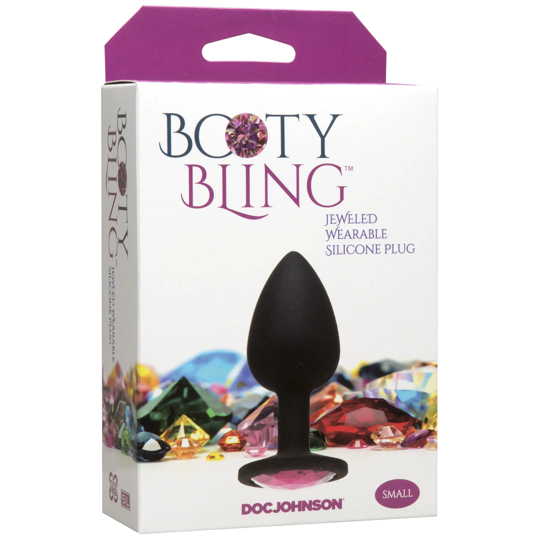 Booty Bling Plug - Pink, Small