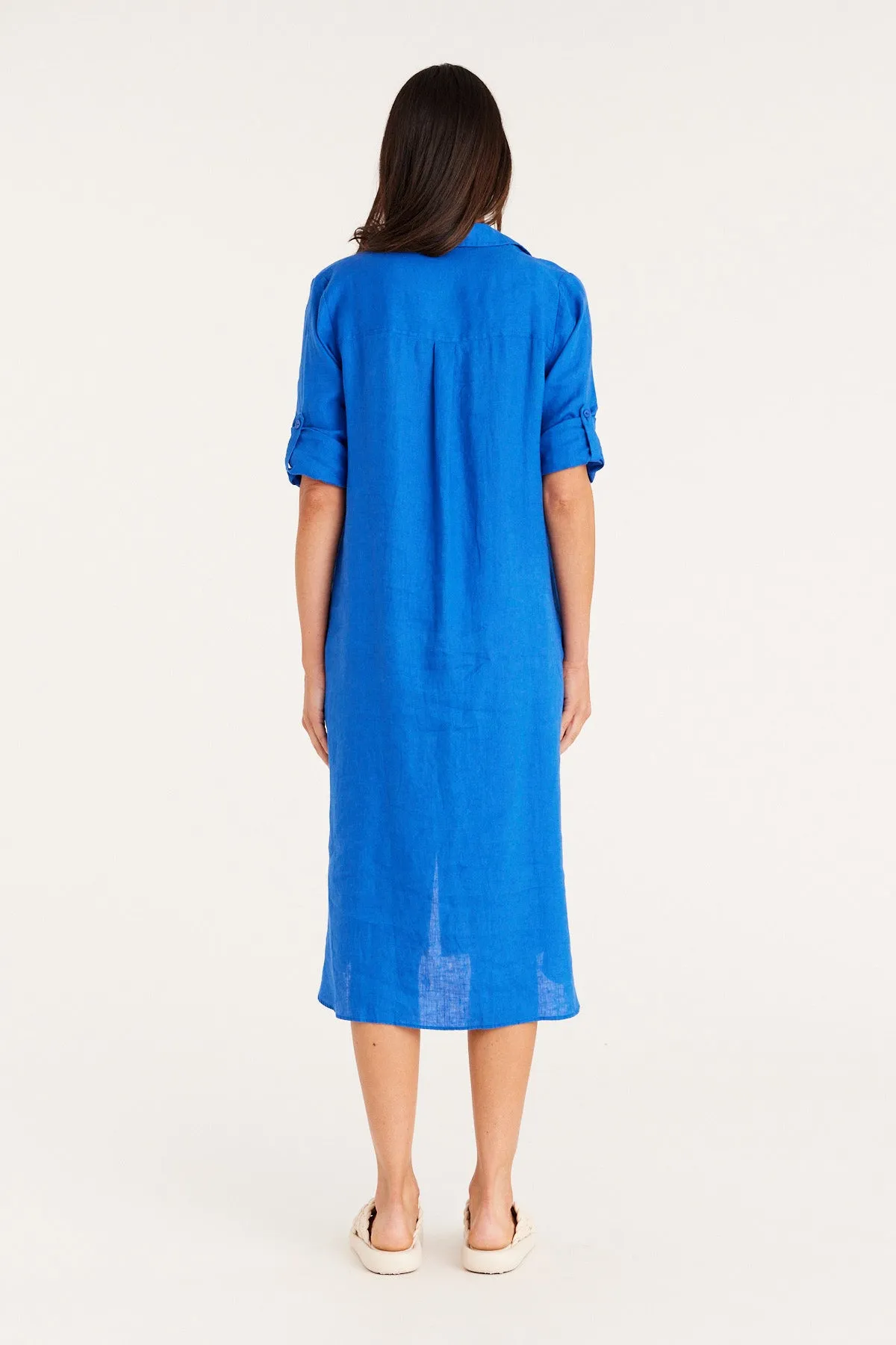 Cable Melbourne Pure Linen Shirt Dress