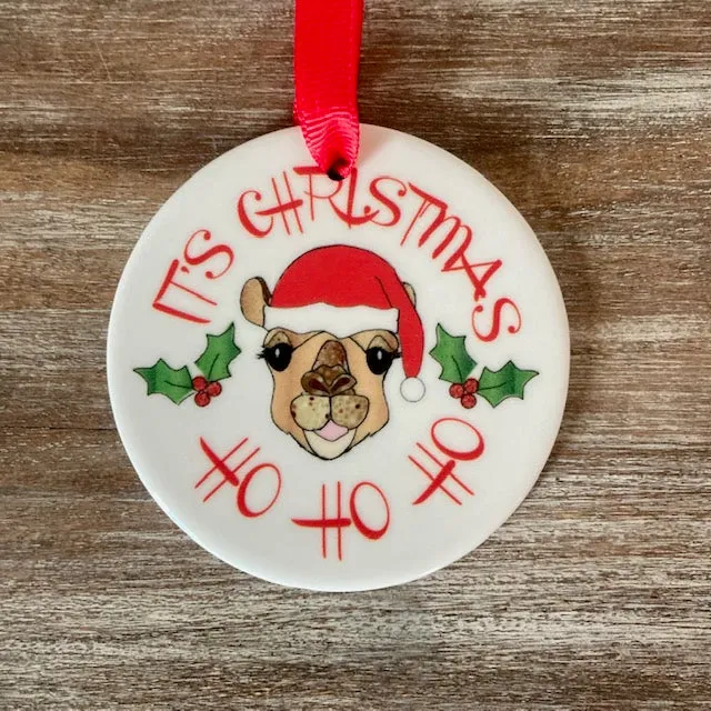 Ceramic Ho Ho Ho Tree Decoration