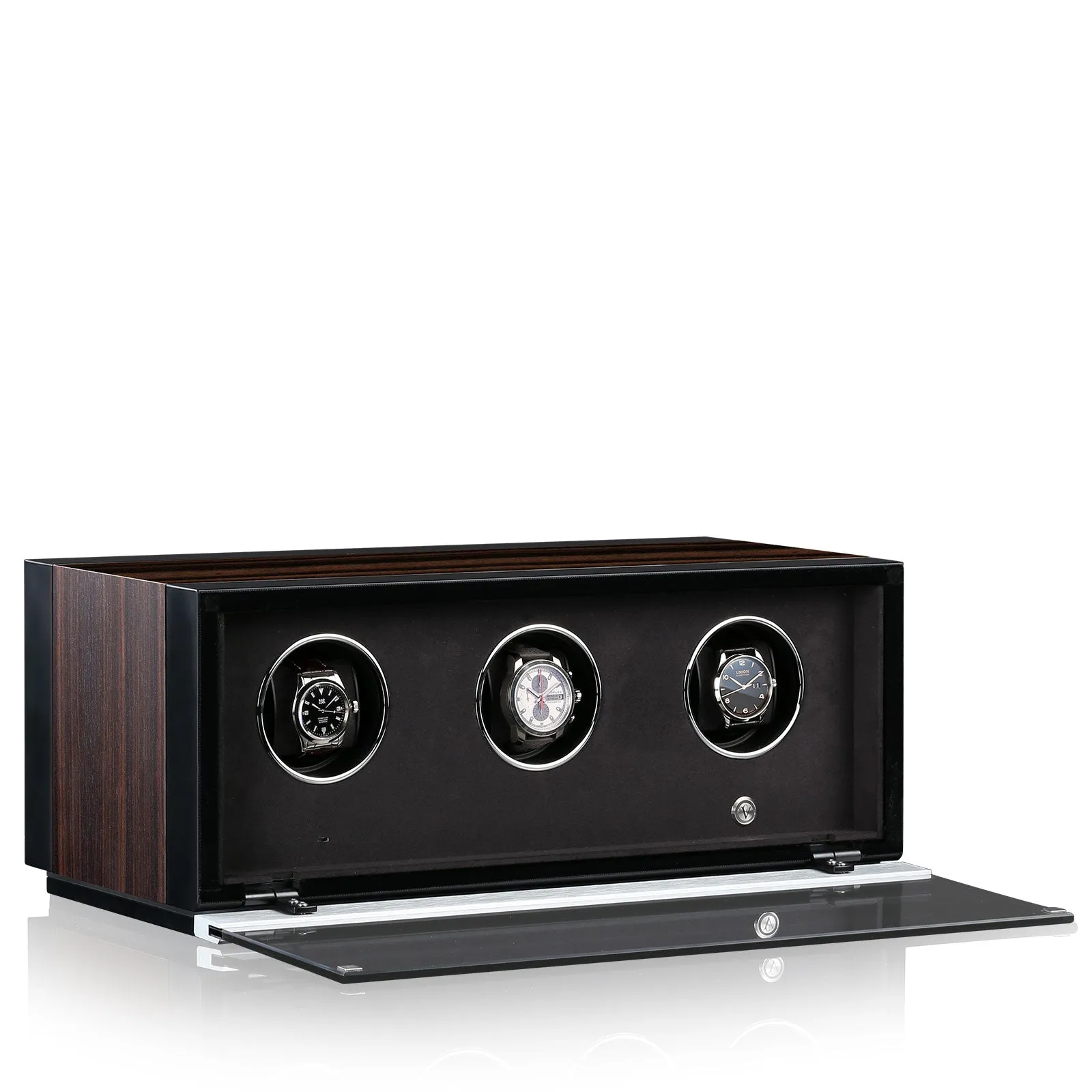 CHRN Watch Winder Ambiance III Ebony Silk Black Silk