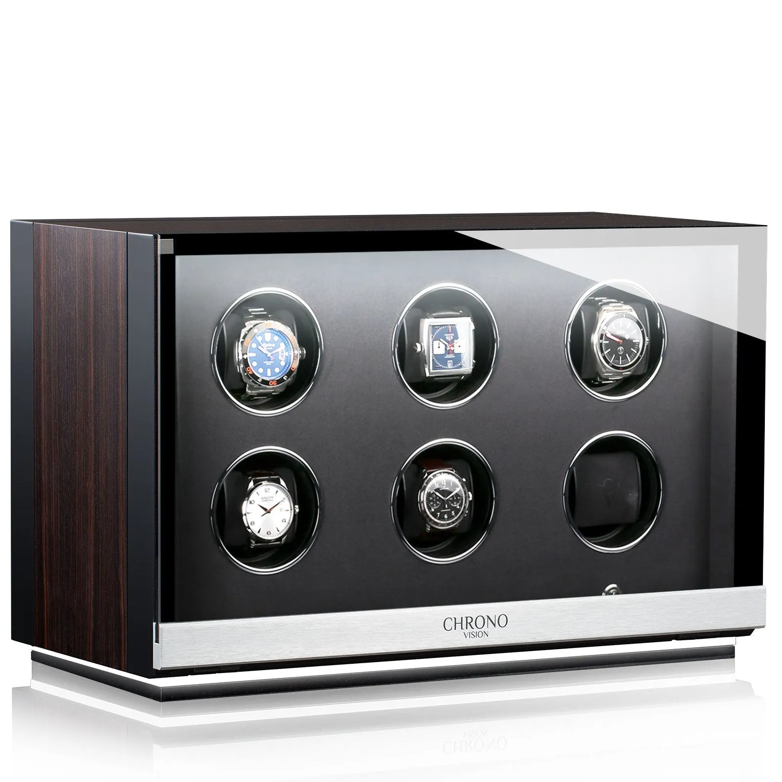 CHRN Watch Winder Ambiance VI Ebony Silk Black Silk