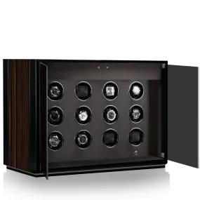 CHRN Watch Winder Ambiance XII Ebony Silk Black Silk