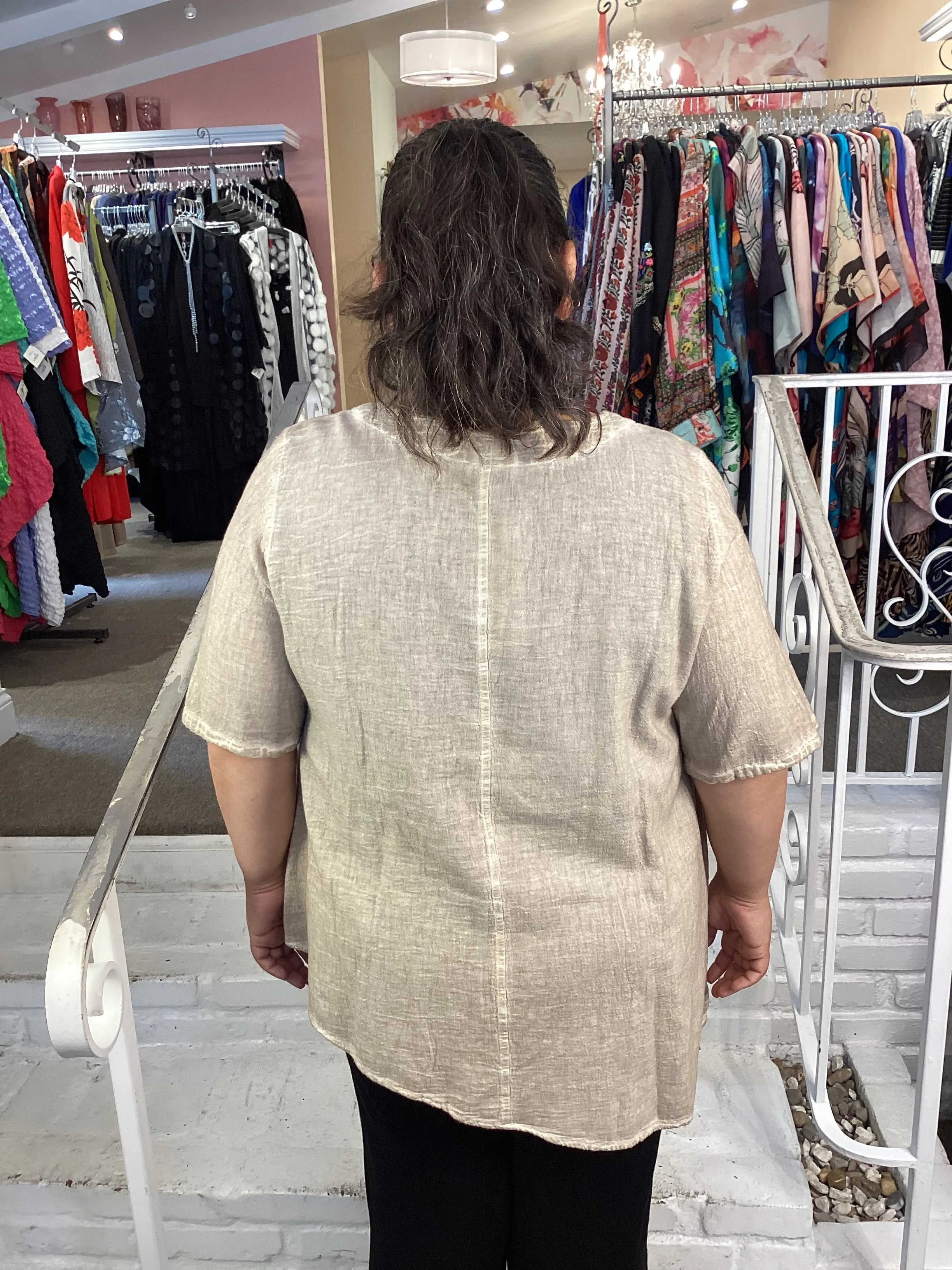 COTTON/LINEN TUNIC