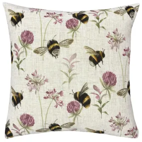 Country Bee Garden Cushion Lavender