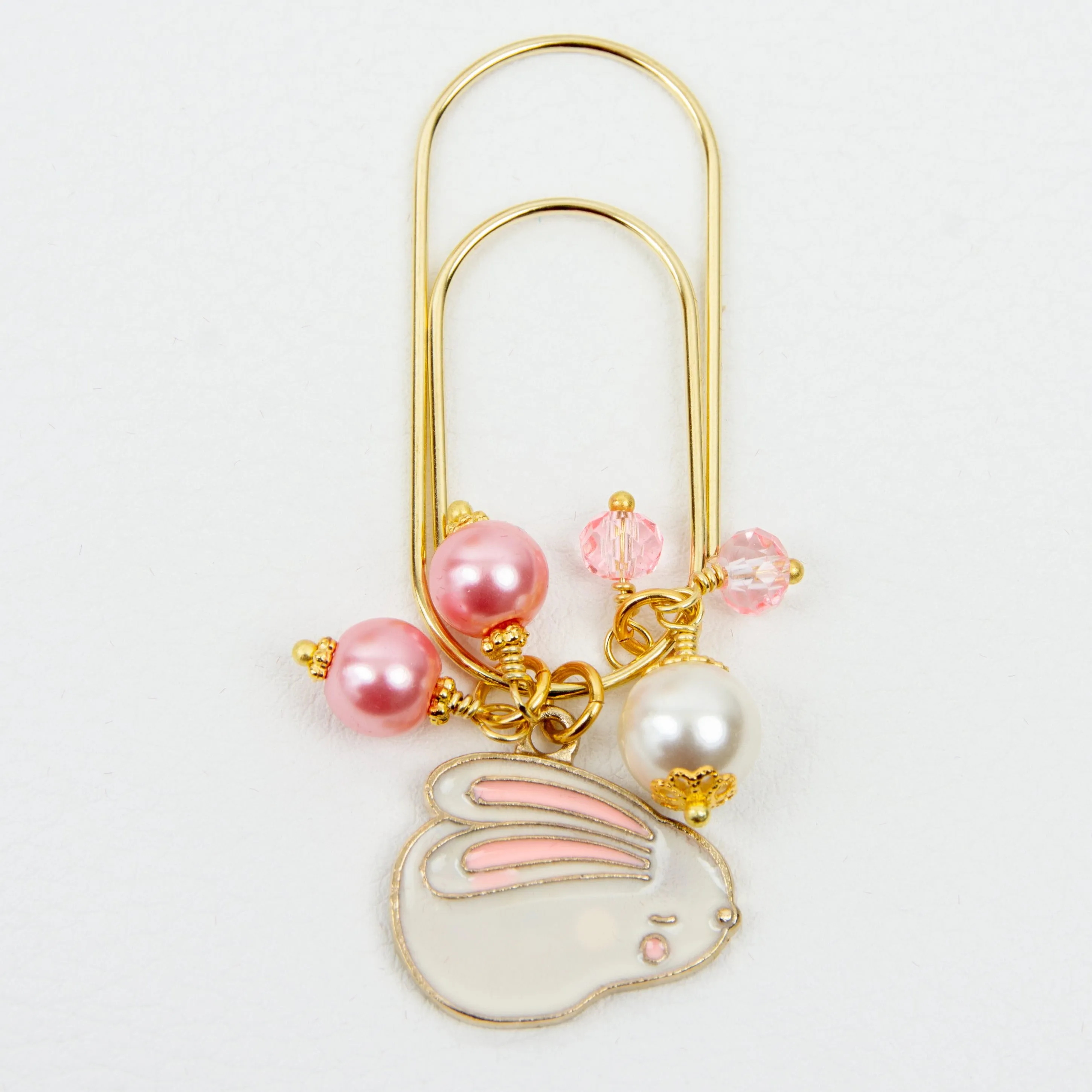 Cute Bunny Dangle Clip or Charm