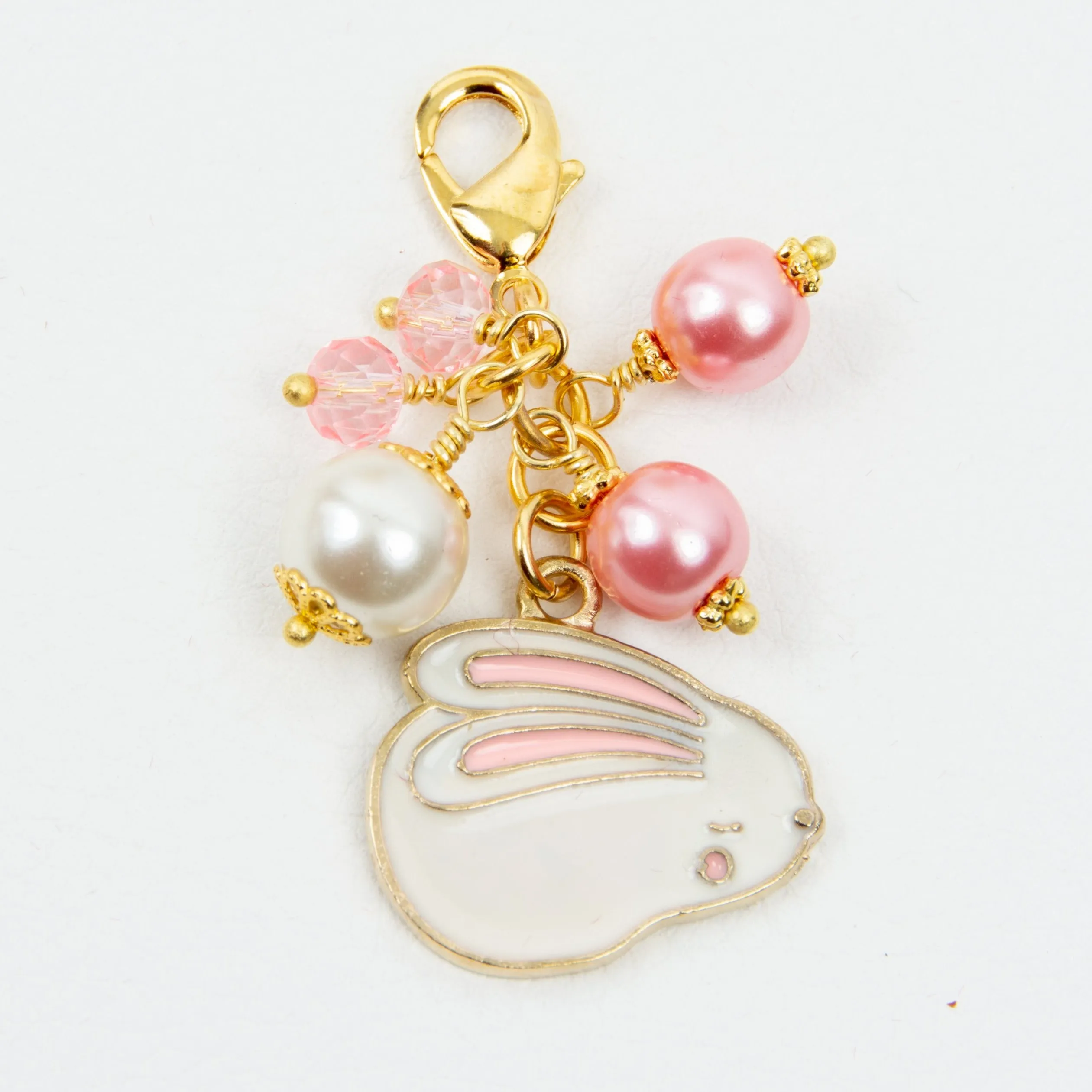 Cute Bunny Dangle Clip or Charm