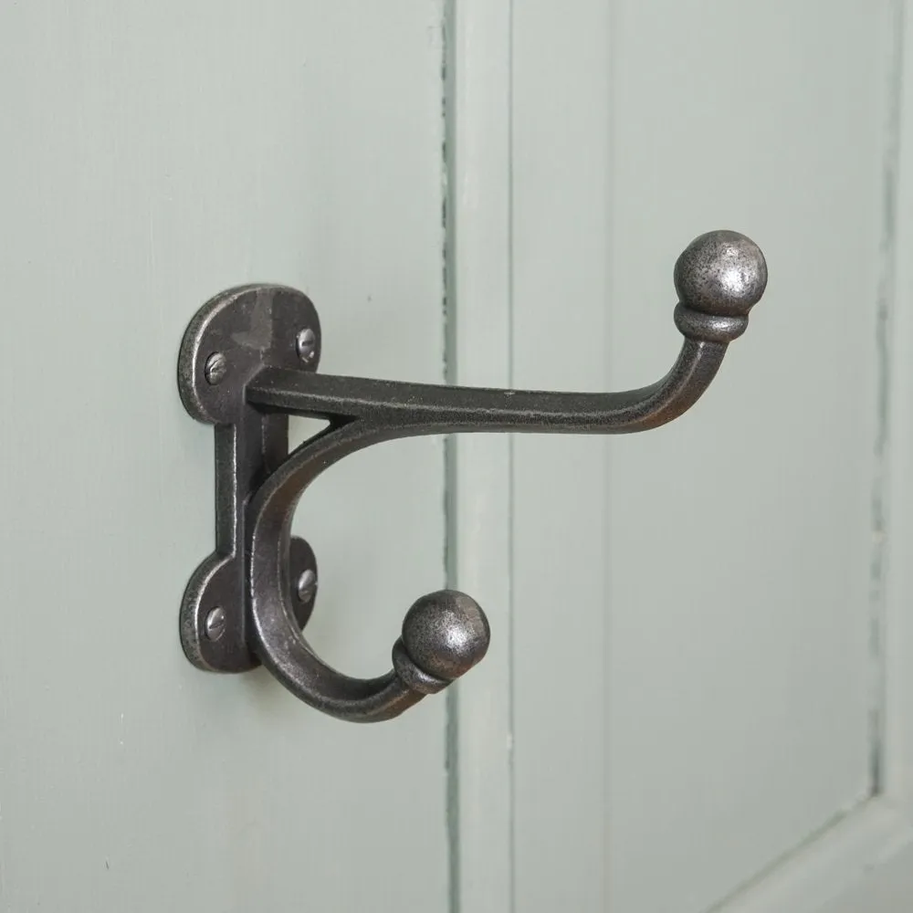 Double Lobby Hook - Cast Iron