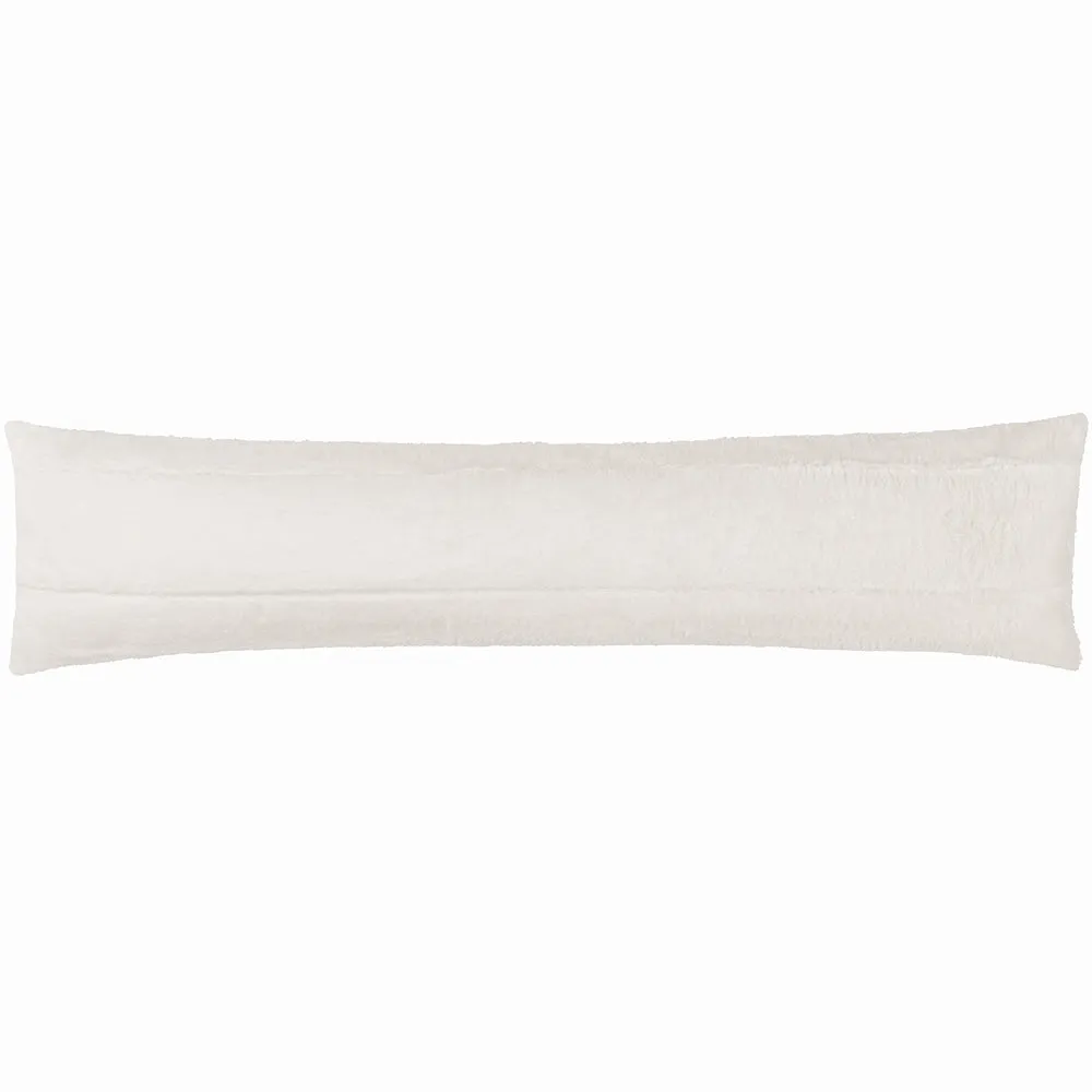 Empress Faux Fur Draught Excluder Cream