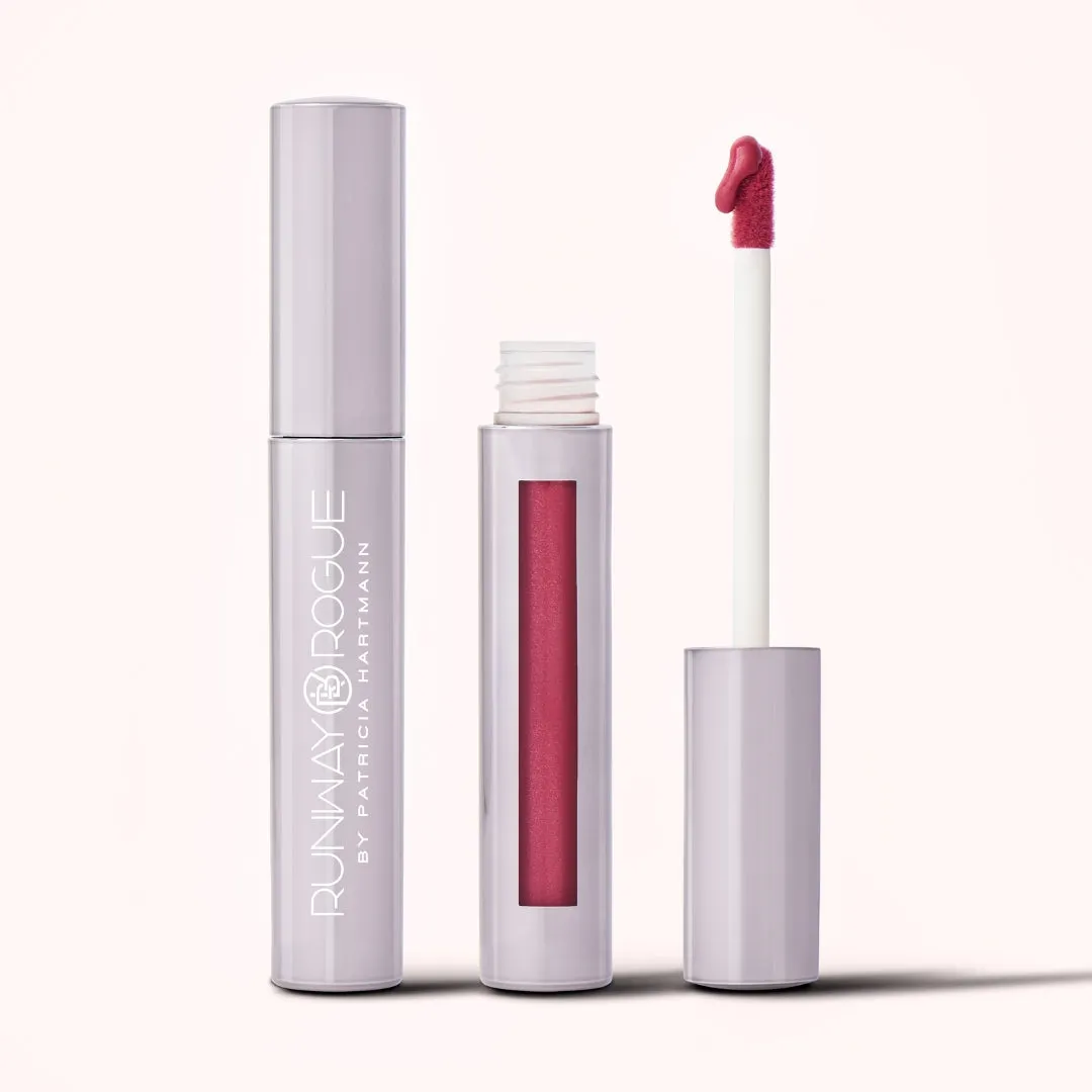 First Class | A Frosted Berry Rose Liquid Lipstick