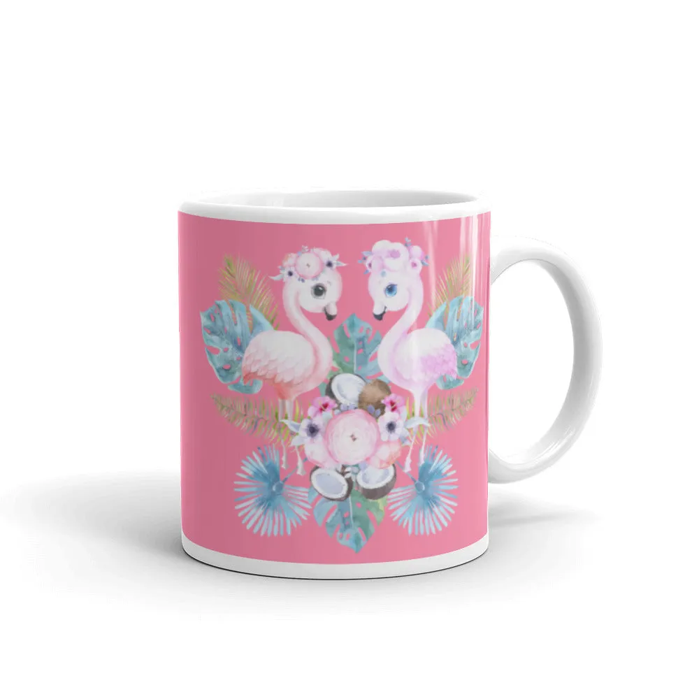 Flamingo light pink coffee mug