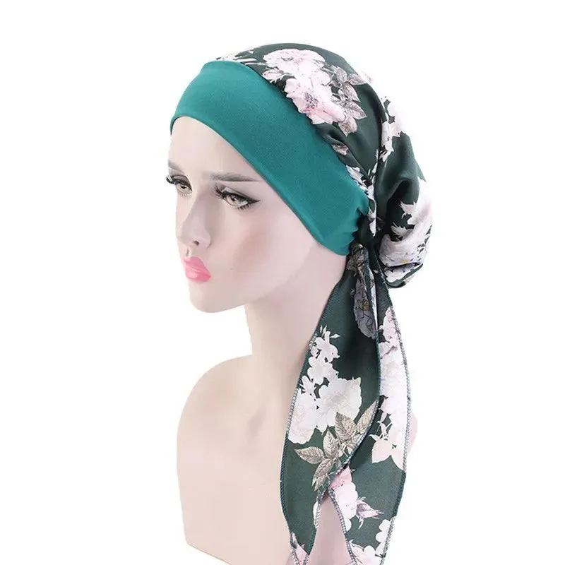 Floral Inner Hijab Shawl - 30 Colours