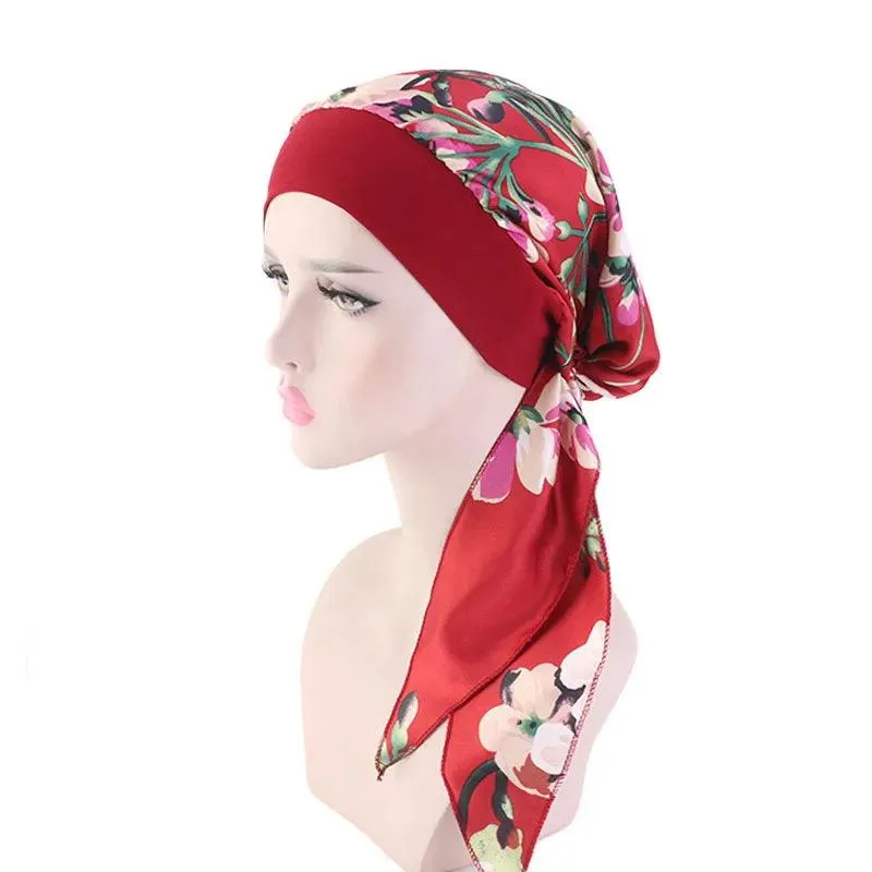 Floral Inner Hijab Shawl - 30 Colours