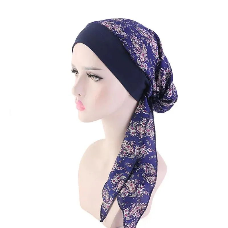 Floral Inner Hijab Shawl - 30 Colours