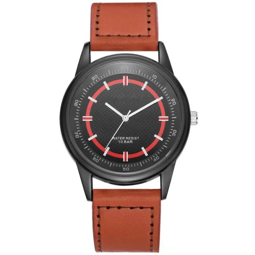 GAIETY Men Watch Leather Analog Quartz Watches