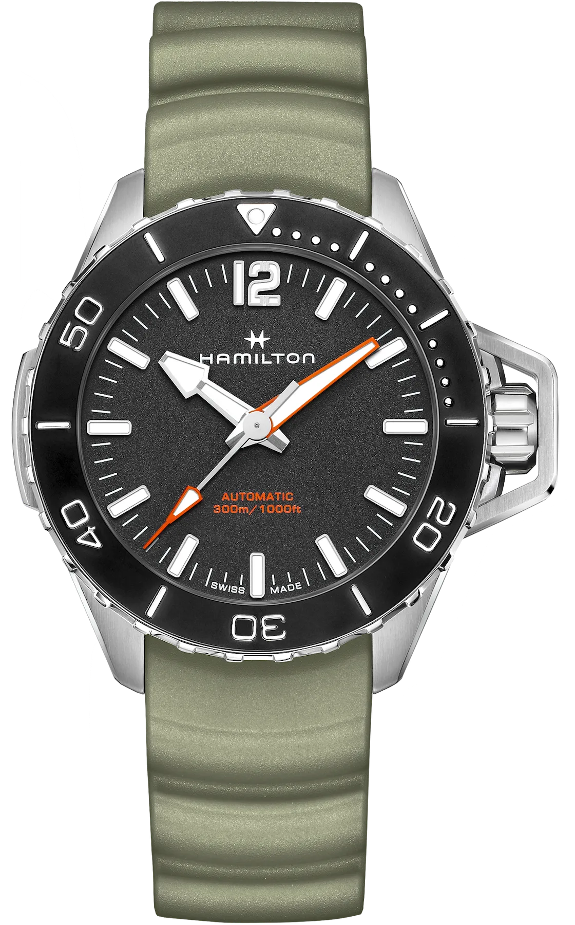 HML Watch Khaki Navy Frogman Auto