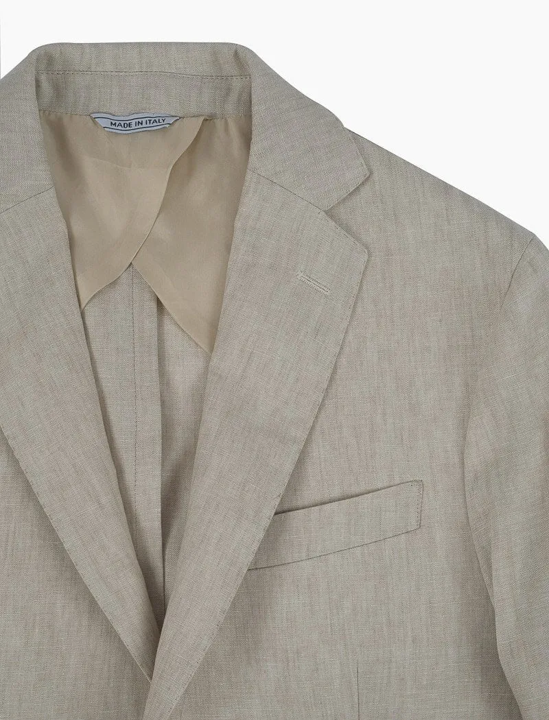 Ivory Linen Blazer