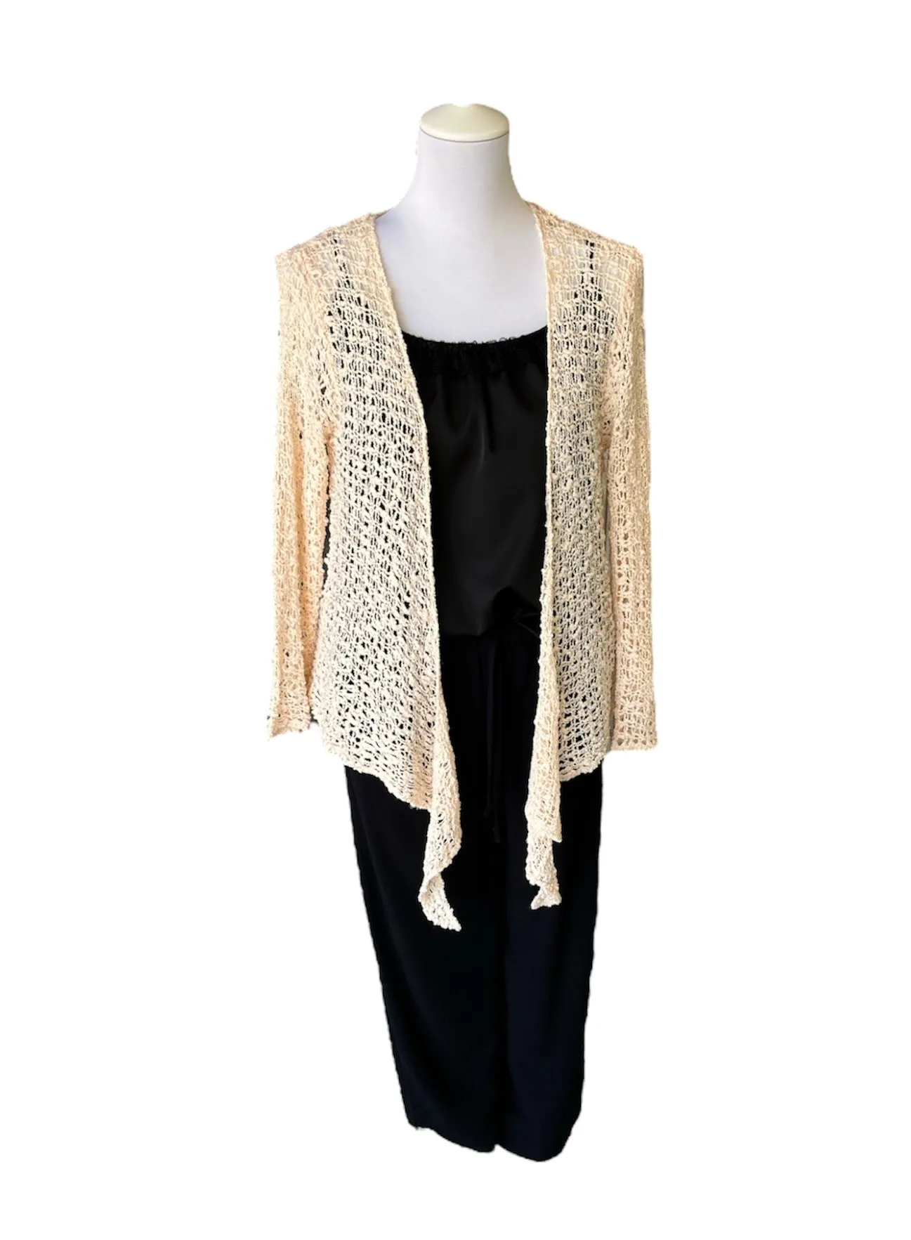 Jersey Short Cardigan - Peach