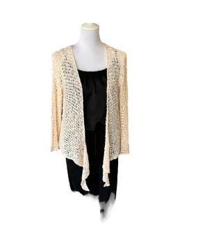 Jersey Short Cardigan - Peach