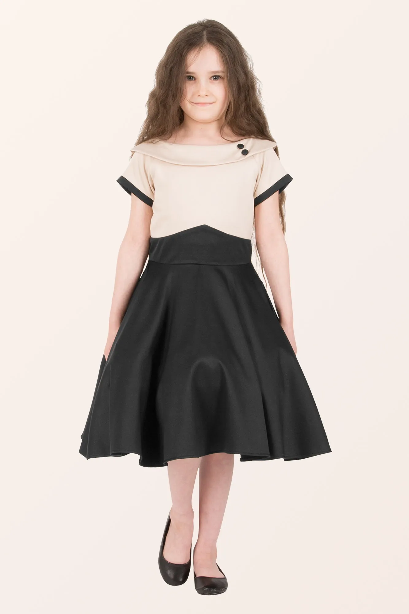 Kids Valerie Clarity Dress - Champagne