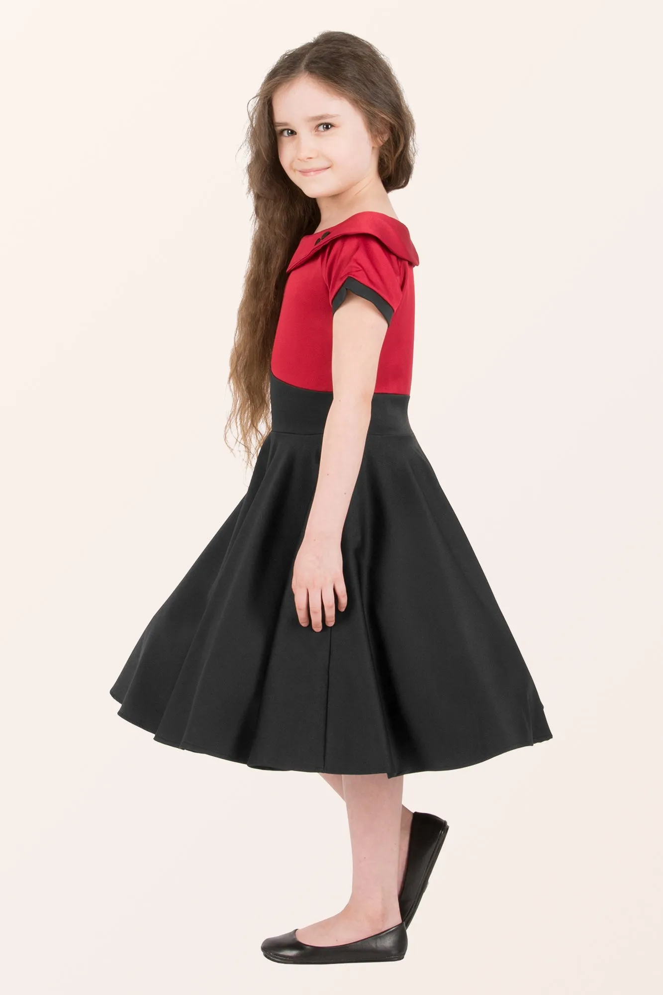 Kids Valerie Clarity Dress - Red