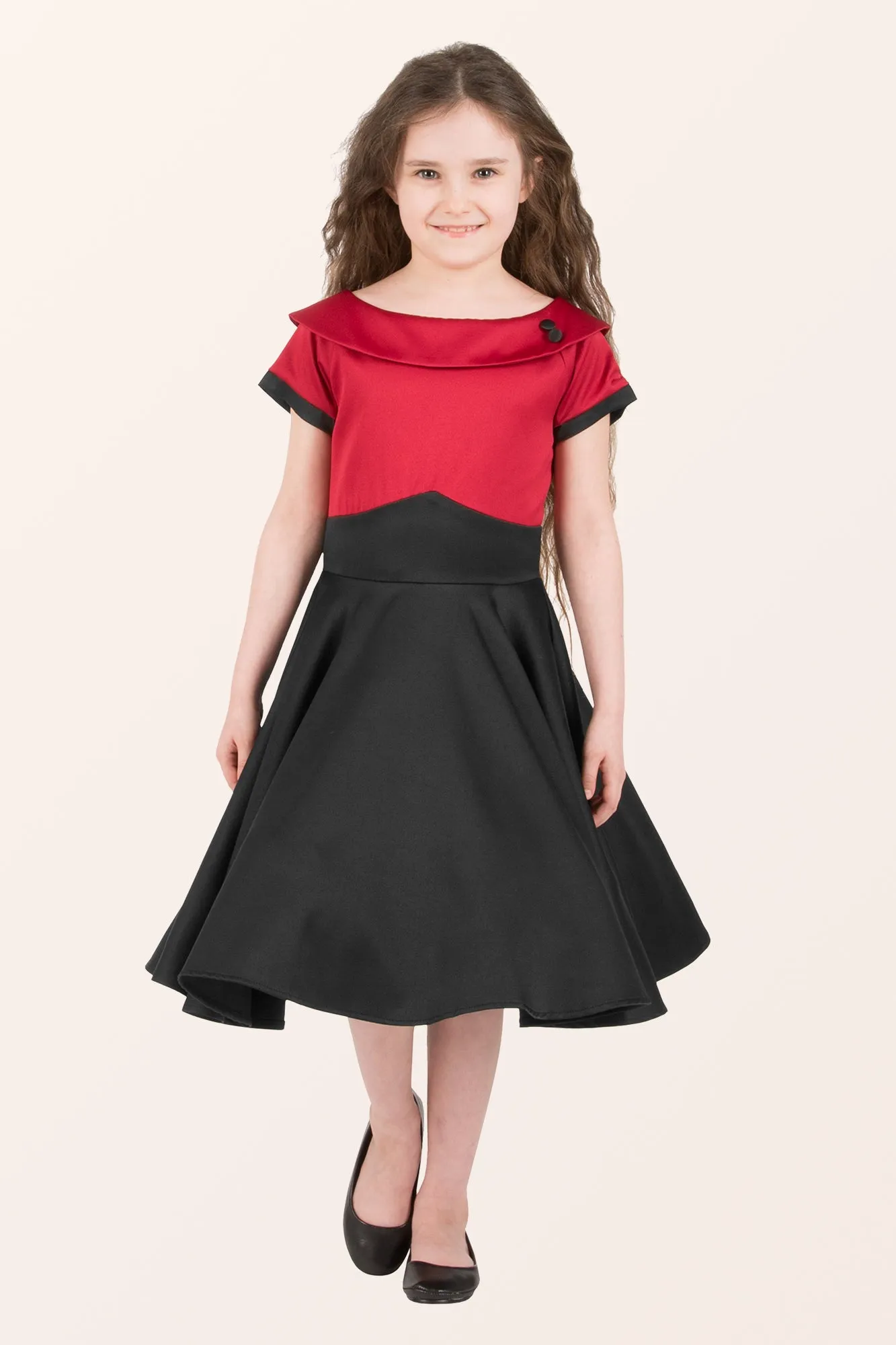 Kids Valerie Clarity Dress - Red