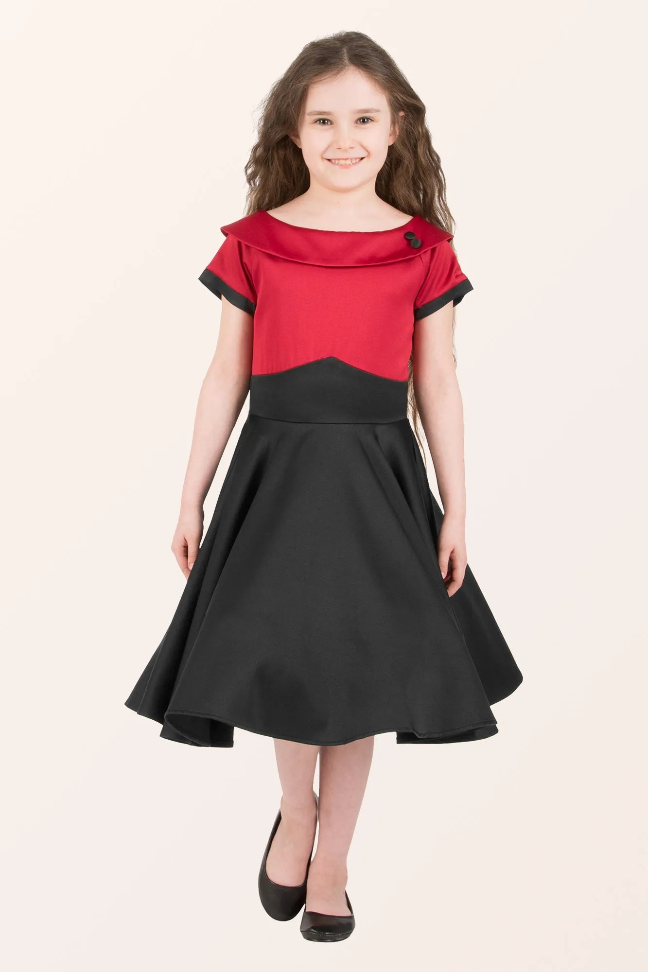 Kids Valerie Clarity Dress - Red