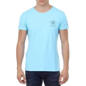 Light Blue XL Ufford & Suffolk Polo Club Mens T-Shirt Short Sleeves Round Neck US028 BLUE