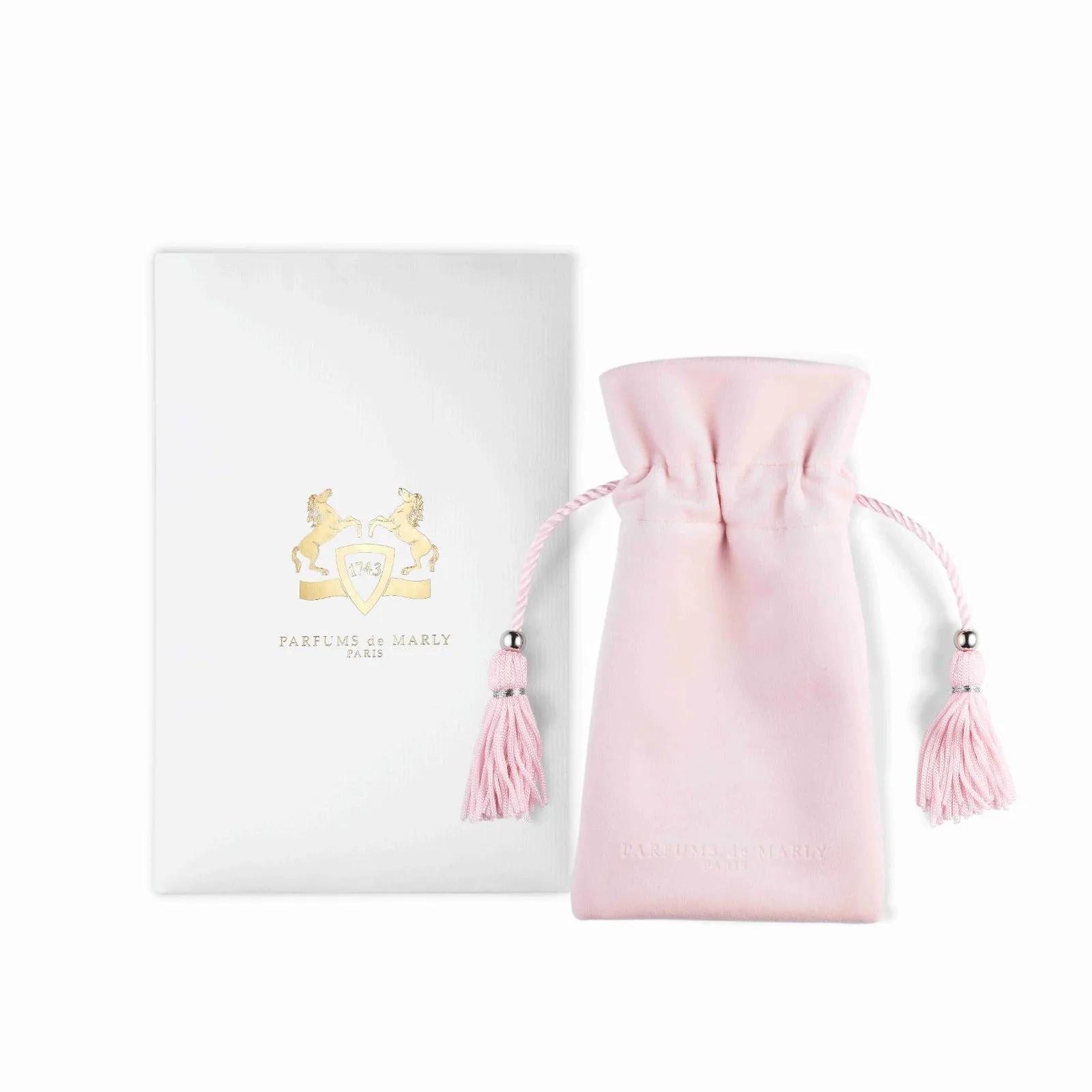 LIGHT PINK VELVET POUCH