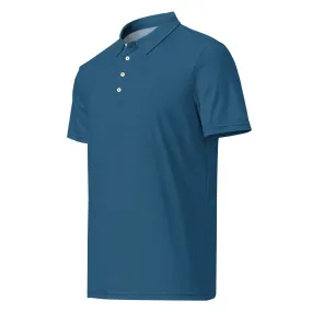 Men’s Slim Fit Polo in Dark Teal, lioness-love