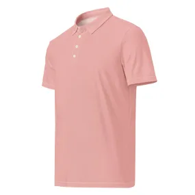 Men’s Slim Fit Polo in Peach, lioness-love