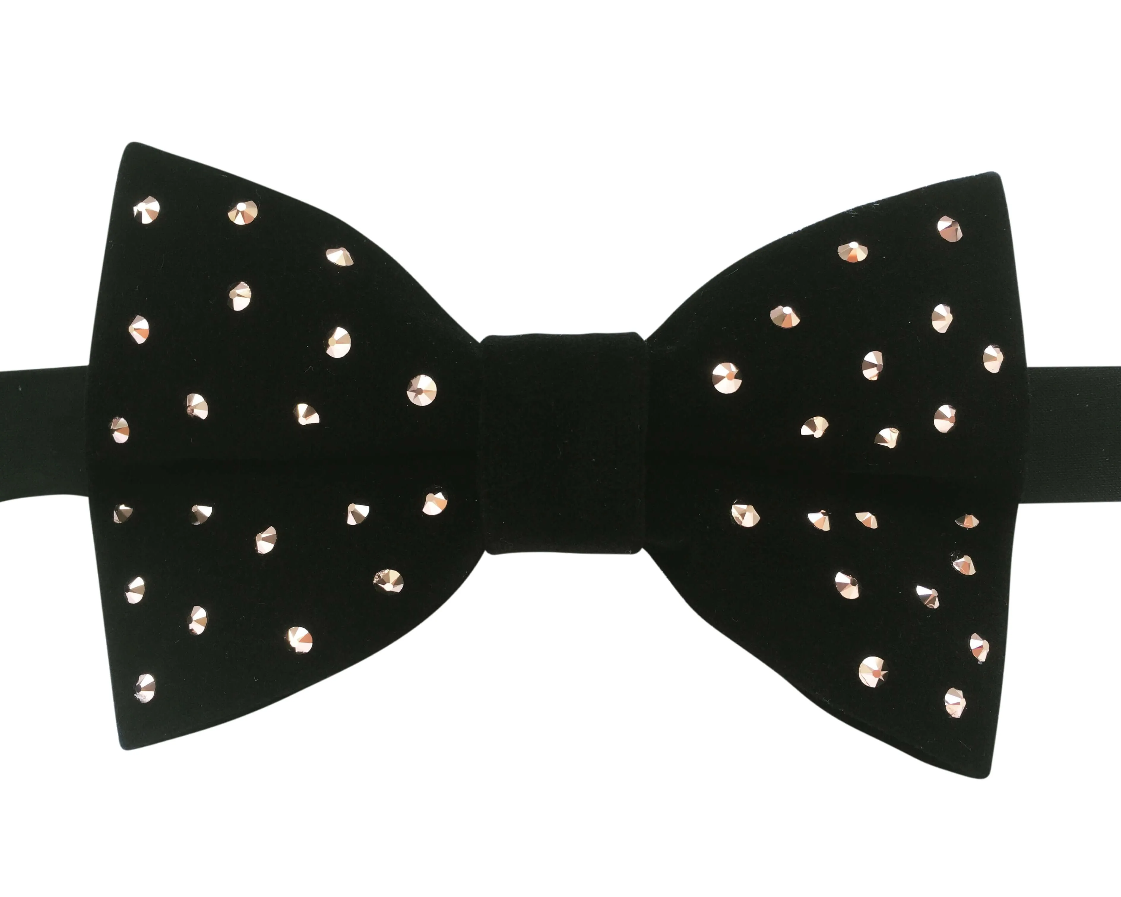 Rose Gold Swarovski Crystal Bow Tie