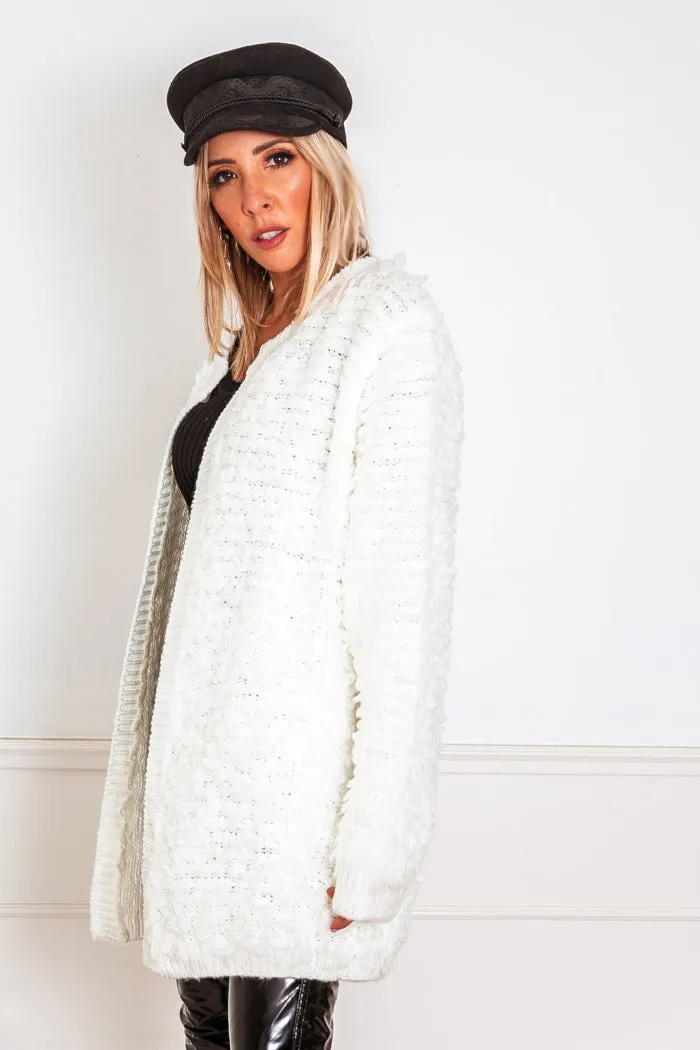 Shag Fur Cardigan Sweater Coat