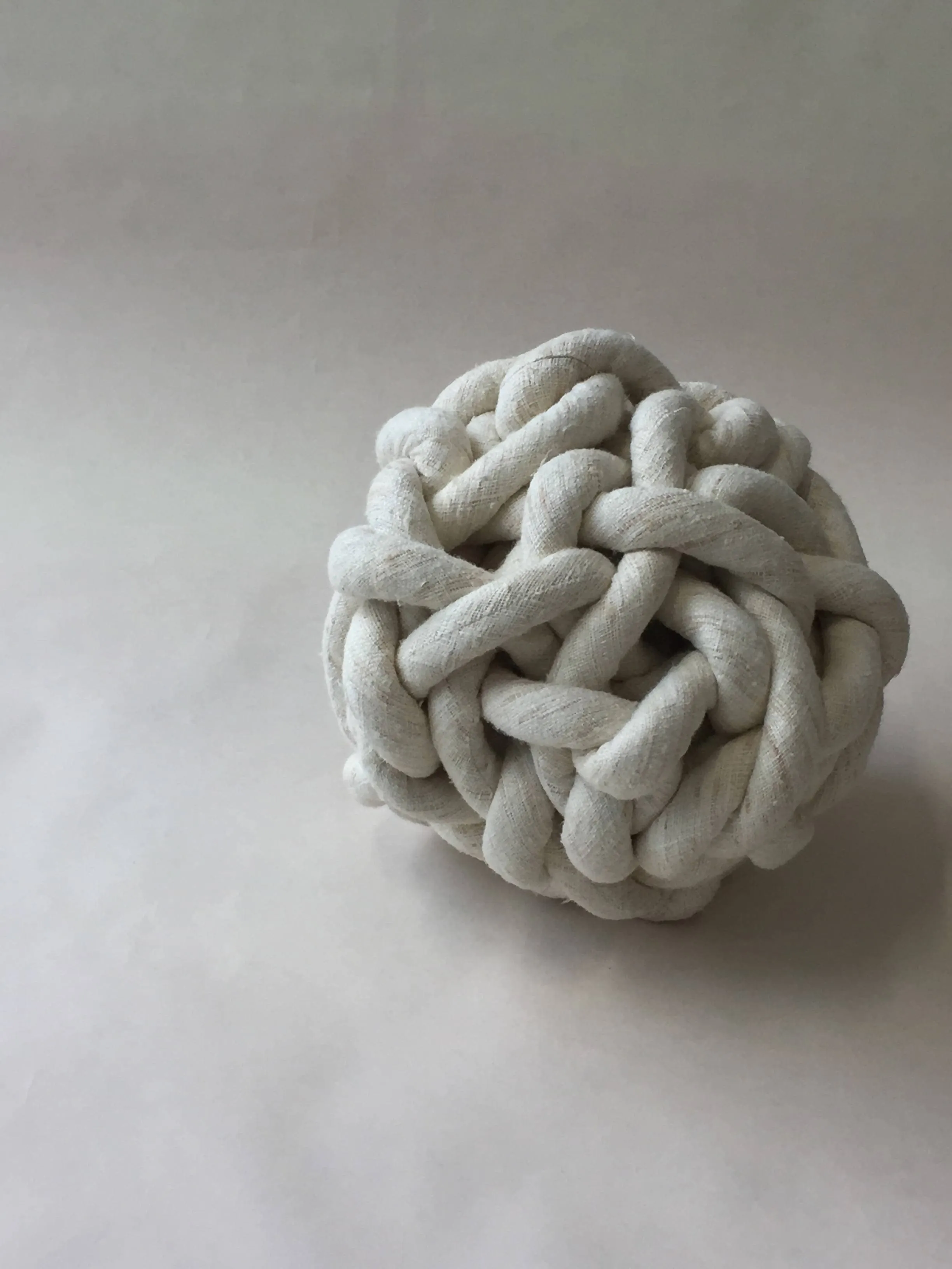 Silk Knot Pouf