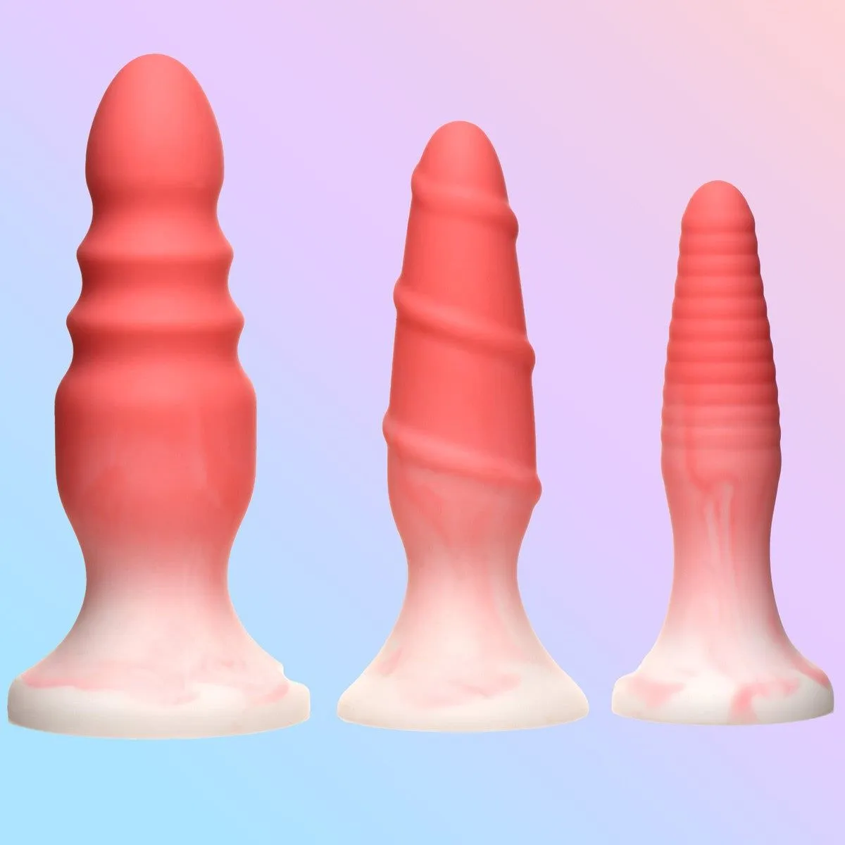 Simply Sweet 3 Piece Silicone Butt Plug Set