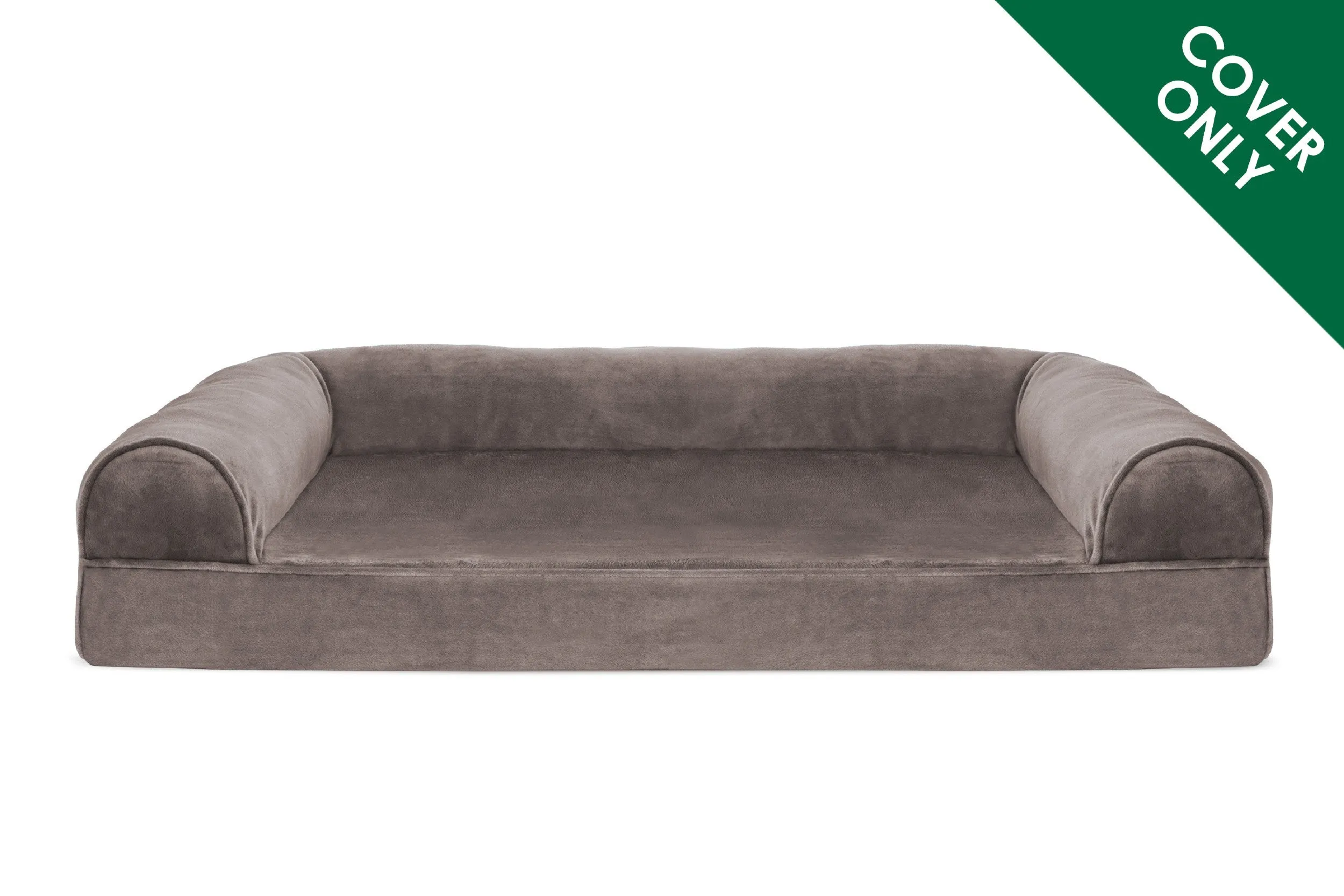 Sofa Dog Bed - Faux Fur & Velvet - Cover