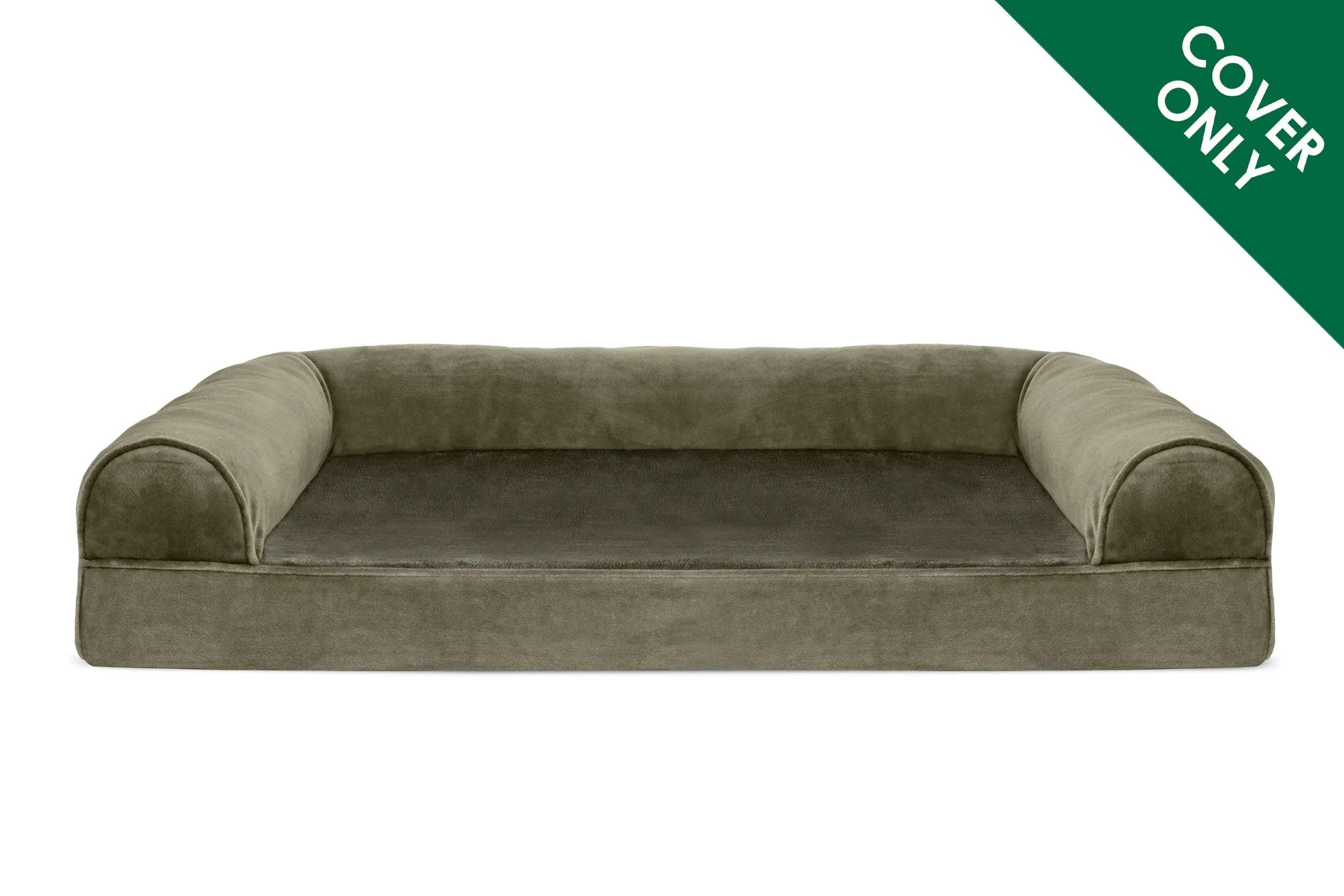 Sofa Dog Bed - Faux Fur & Velvet - Cover