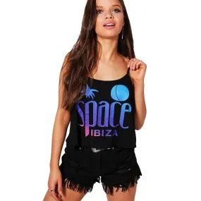 Space Ibiza Logo Women's Cami Crop Top