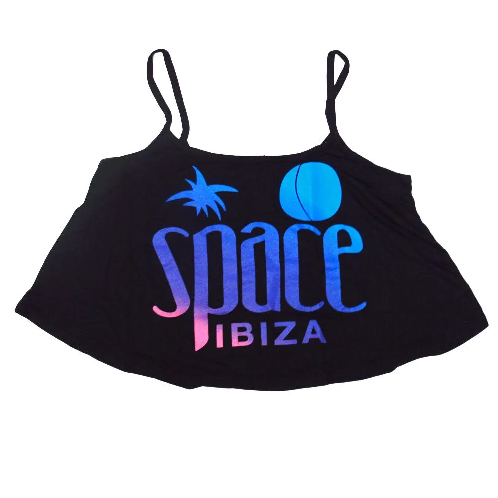 Space Ibiza Logo Women's Cami Crop Top