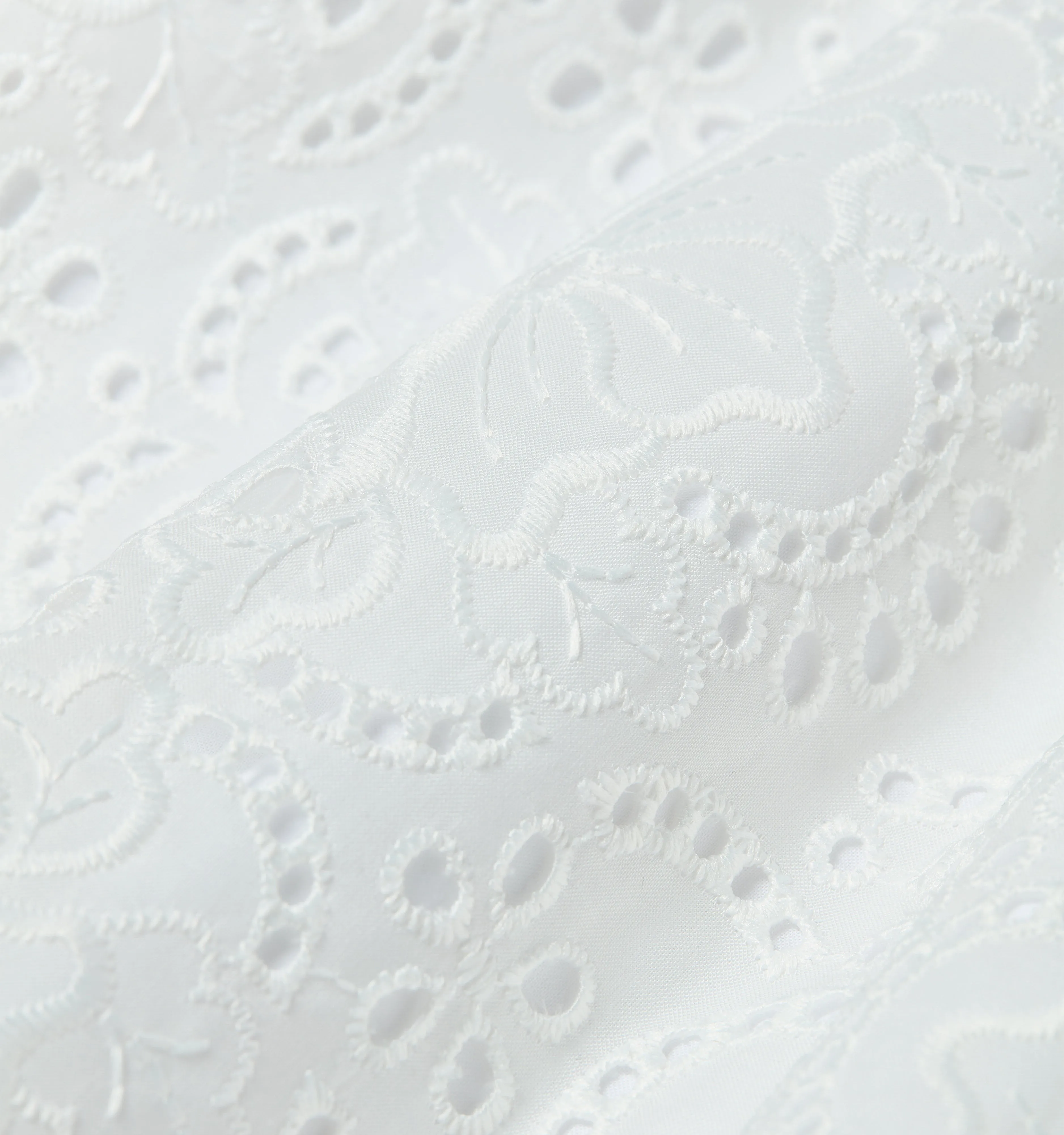 The Margot Dress - White Broderie Anglaise