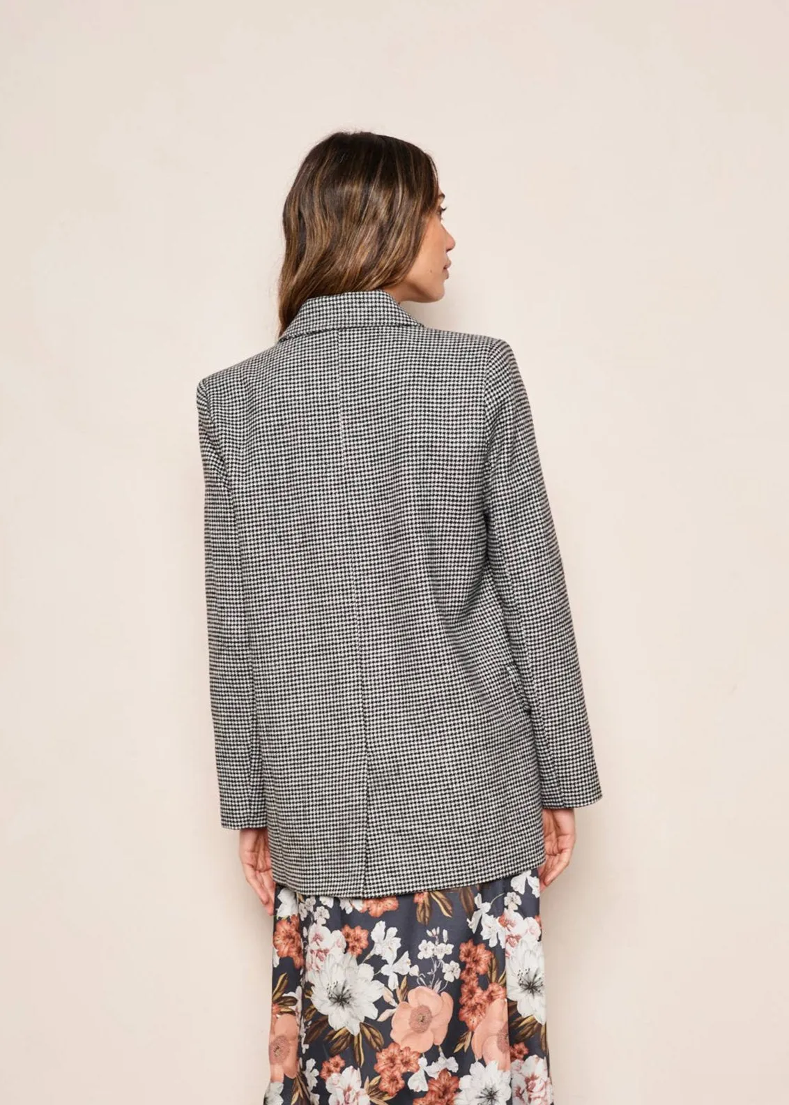 TONI HERRINGBONE BLAZER