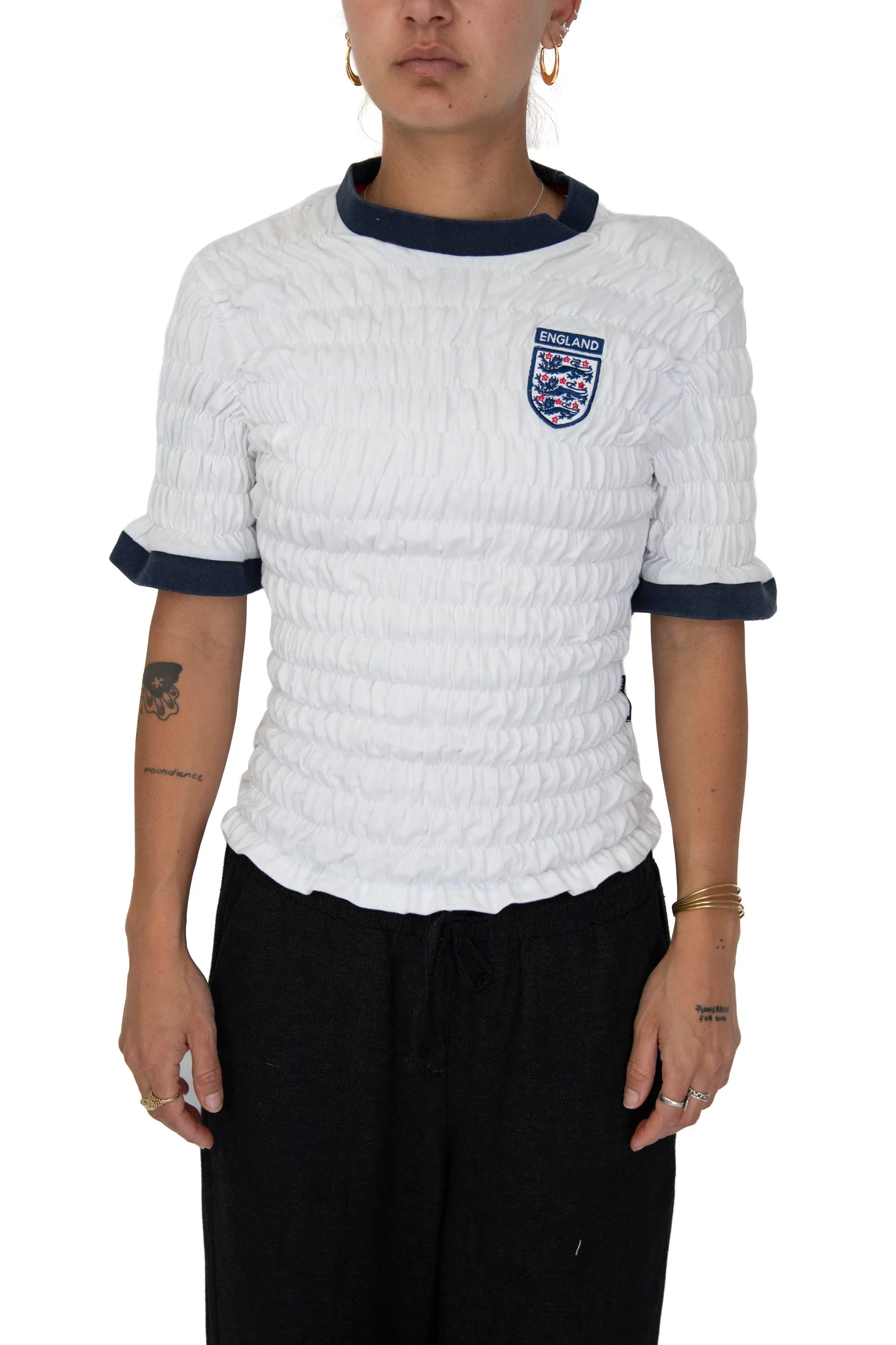 VT Rework: England Shirred Euro's Collection Football Tee