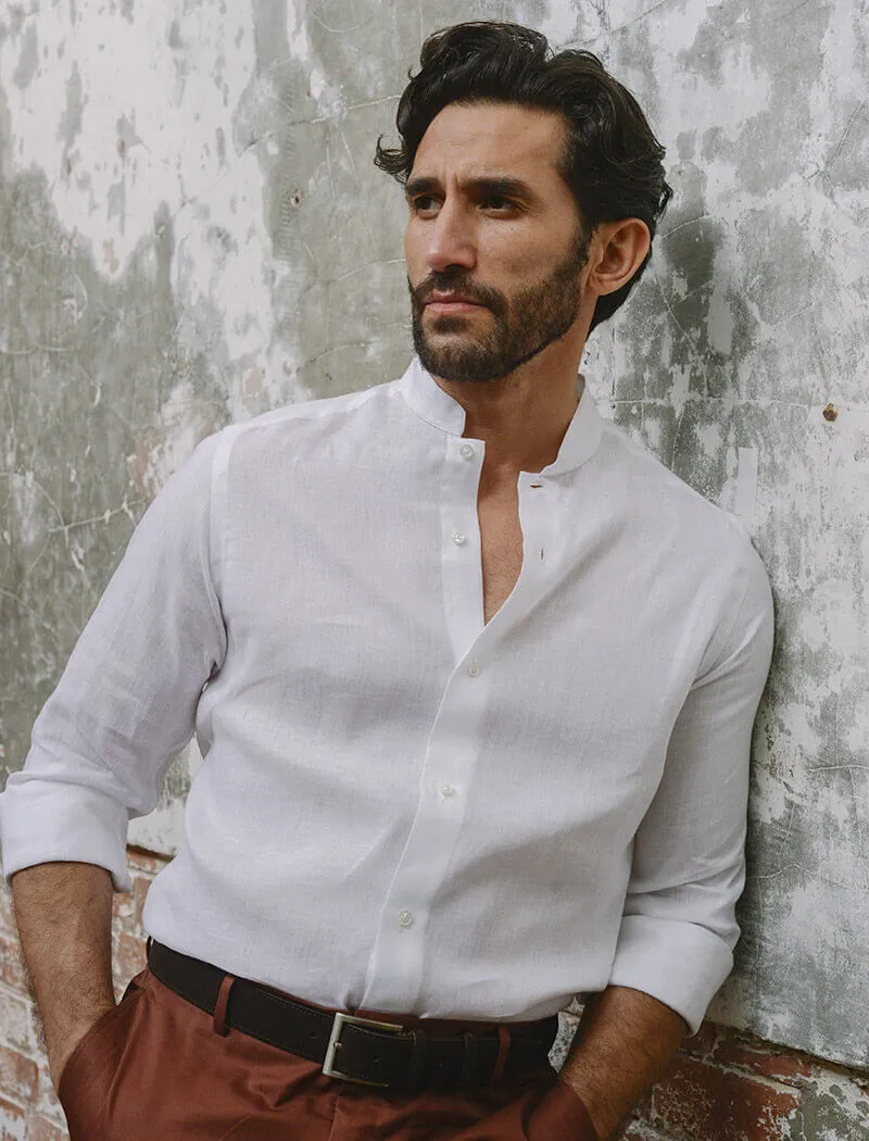 White Linen Shirt