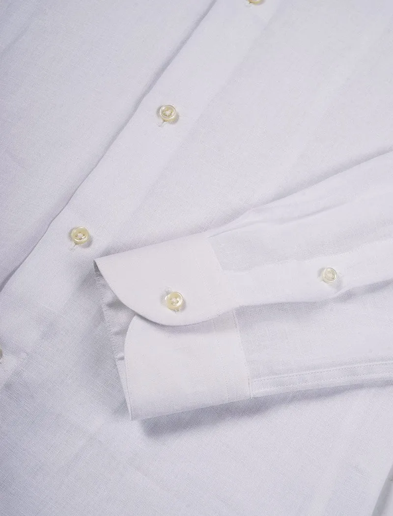 White Linen Shirt